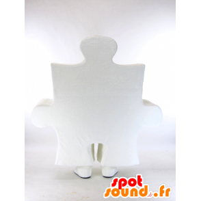 Bianco di puzzle mascotte, giganteschi pezzi del puzzle - MASFR27259 - Yuru-Chara mascotte giapponese