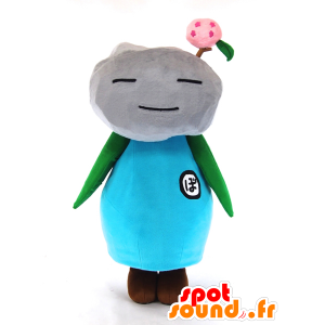 Button-kun mascot, man with rock-shaped head - MASFR27263 - Yuru-Chara Japanese mascots
