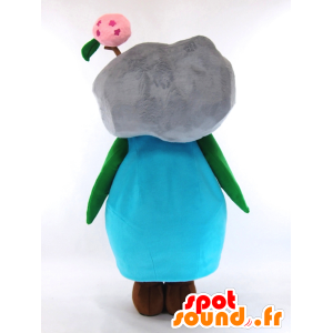 Mascota Botón-kun, hombre con cabeza en forma de roca - MASFR27263 - Yuru-Chara mascotas japonesas