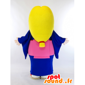 Mascot Touliu Chan raskaana oleva nainen iso vatsa - MASFR27264 - Mascottes Yuru-Chara Japonaises