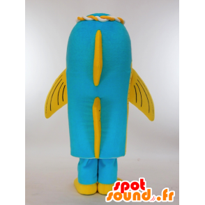 Mascot Hirakingu witte makreel en gigantische geel - MASFR27267 - Yuru-Chara Japanse Mascottes