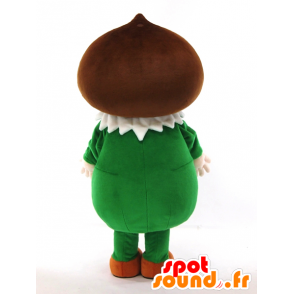 Mascot Brown-chan jente med brunt på hodet - MASFR27270 - Yuru-Chara japanske Mascots