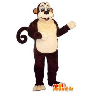 Affe Anzug. Brown Affen Kostüm - MASFR007035 - Maskottchen monkey
