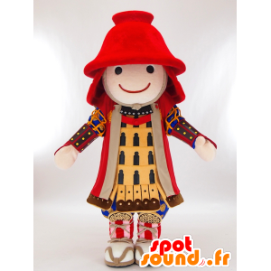 Kurokankun mascot, samurai in traditional dress - MASFR27275 - Yuru-Chara Japanese mascots