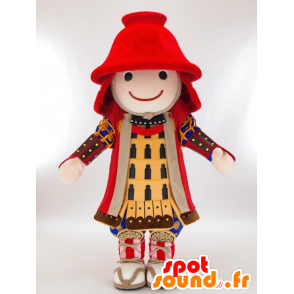 Kurokankun mascot, samurai in traditional dress - MASFR27275 - Yuru-Chara Japanese mascots