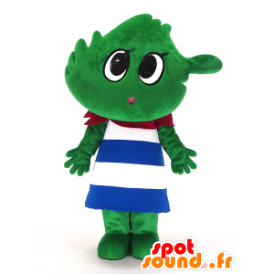 YukuRin mascot, green man with sailor - MASFR27282 - Yuru-Chara Japanese mascots