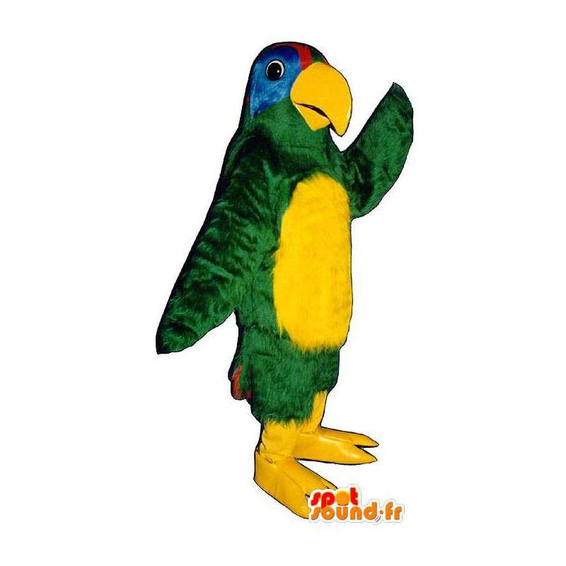 Barevný papoušek kostým - MASFR007039 - Maskoti papoušci