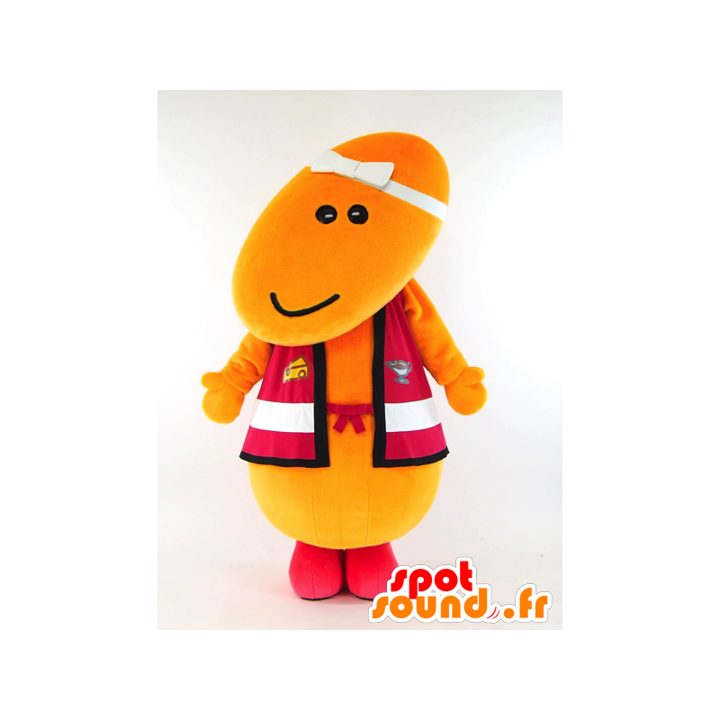 Karibo Orange lustig maskottchen Shinmachi Takasaki - MASFR27288 - Yuru-Chara japanischen Maskottchen