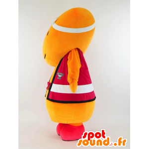 Karibo arancione mascot Shinmachi Takasaki - MASFR27288 - Yuru-Chara mascotte giapponese