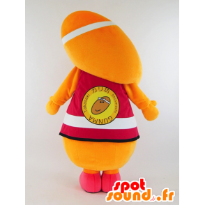 Mascot Karibo oransje mann Shinmachi Takasaki - MASFR27288 - Yuru-Chara japanske Mascots