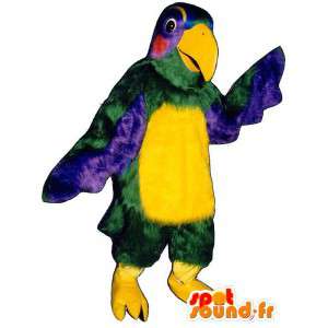 Multicolored parrot mascot realistic - MASFR007040 - Mascots of parrots