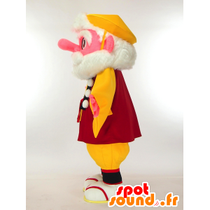 Mascot Kamuten Sinjo, bearded old man in colorful outfit - MASFR27296 - Yuru-Chara Japanese mascots