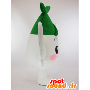 Maskot Gurinbo běloch a zelená - MASFR27297 - Yuru-Chara japonské Maskoti