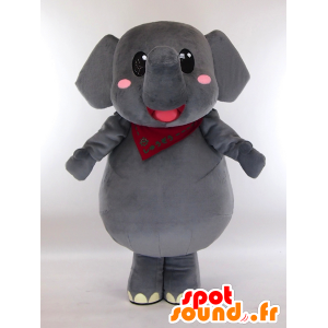 Shiuzo mascotte, grande elefante grigio Tokuyama Zoo - MASFR27298 - Yuru-Chara mascotte giapponese