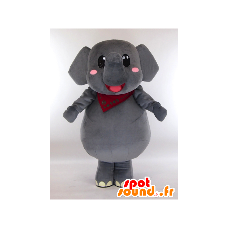 Mascotte de Shiuzo, gros éléphant gris du zoo de Tokuyama - MASFR27298 - Mascottes Yuru-Chara Japonaises