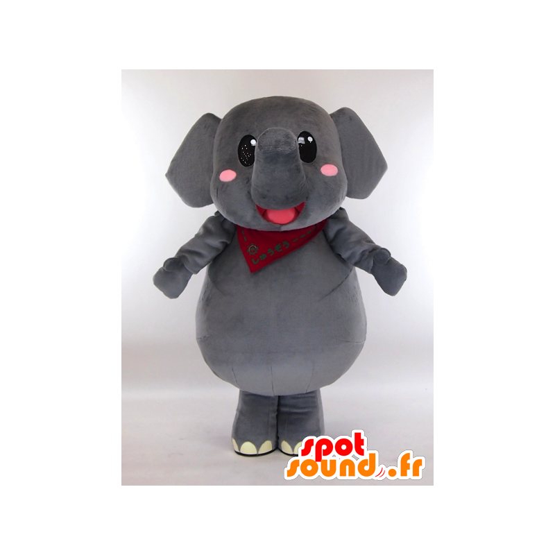 Mascot Shiuzo, stor grå elefant Tokuyama Zoo - MASFR27298 - Yuru-Chara japanske Mascots