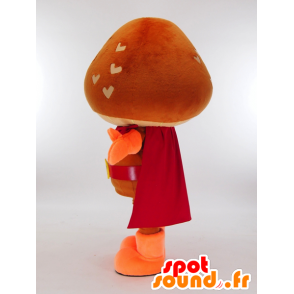 Mascotte de Tsushimadodonko-kun, champignon marron géant - MASFR27299 - Mascottes Yuru-Chara Japonaises