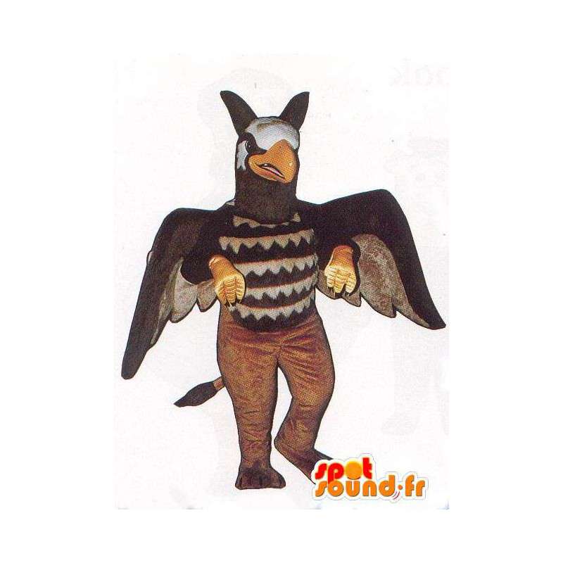 Costume de griffon marron et beige. Costume de griffon - MASFR007043 - Mascottes animaux disparus