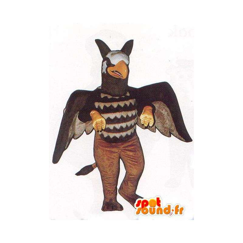 Traje marrom e bege Griffin. Costume Griffin - MASFR007043 - animais extintos mascotes