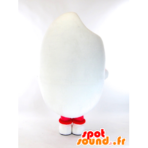 Mascot Paddy Mamoru, weiße alien, rot und blau - MASFR27305 - Yuru-Chara japanischen Maskottchen