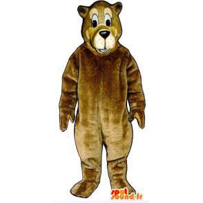 Mascotte d'ours brun. Costume d'ours marron - MASFR007045 - Mascotte d'ours
