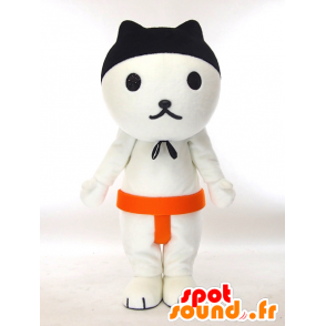 In bianco e nero gatto mascotte sumo Okayama - MASFR27309 - Yuru-Chara mascotte giapponese