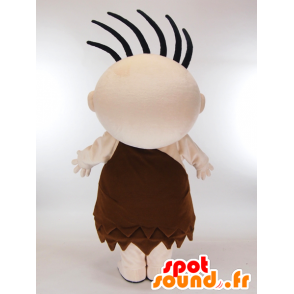 Hiepon mascotte, Cro-Magnon uomo con un vestito marrone - MASFR27310 - Yuru-Chara mascotte giapponese