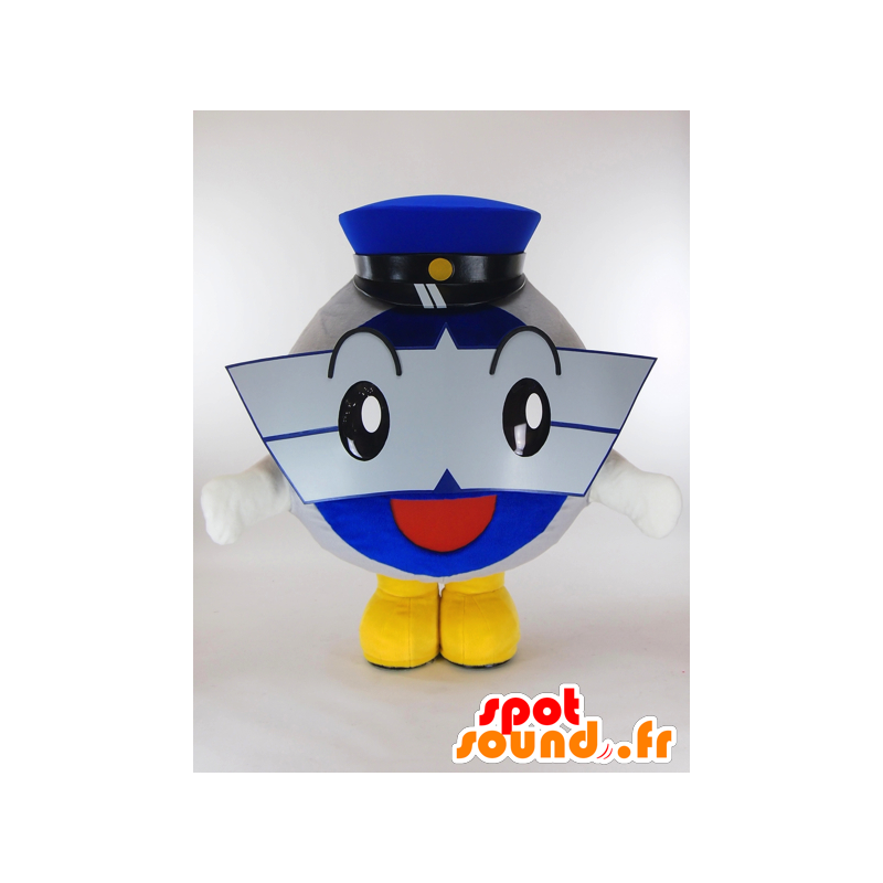 Mascotte de Lucci kun, bonhomme rond en forme de bus, de bateau - MASFR27316 - Mascottes Yuru-Chara Japonaises