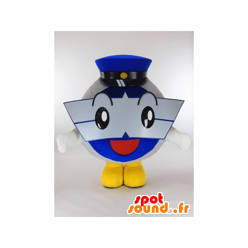 Mascot Lucci kun, runde snømann formet buss, båt - MASFR27316 - Yuru-Chara japanske Mascots