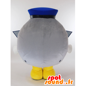 Mascotte de Lucci kun, bonhomme rond en forme de bus, de bateau - MASFR27316 - Mascottes Yuru-Chara Japonaises