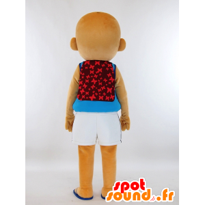 IPIN mascot, bald and tanned boy smiling - MASFR27320 - Yuru-Chara Japanese mascots