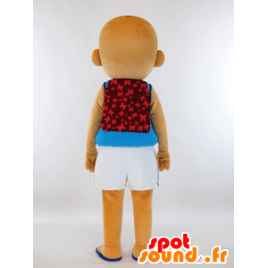 IPIN mascotte, calvo e abbronzato ragazzo sorridente - MASFR27320 - Yuru-Chara mascotte giapponese
