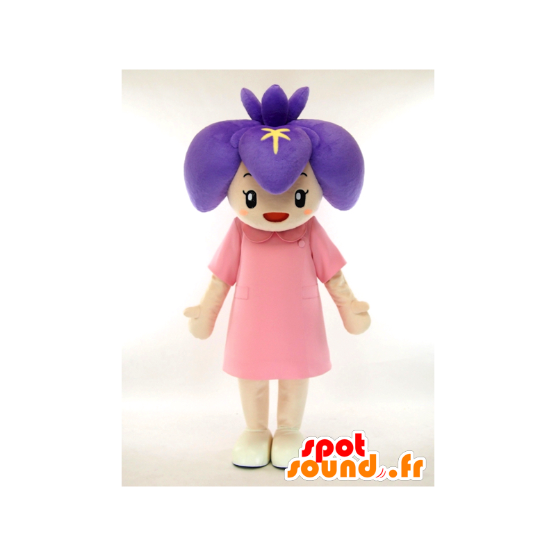 Upaman mascot, pink bunny superhero outfit - MASFR27323 - Yuru-Chara Japanese mascots