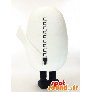 Fantasia de mascote Karashikun, ave branca com fecho éclair - Mascotes Yuru-Chara Japoneses - MASFR27326 - SpotSound.fr