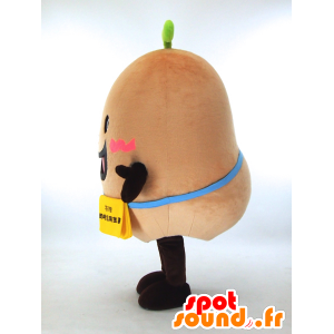 Jätte och leende rund potatismaskot - Spotsound maskot