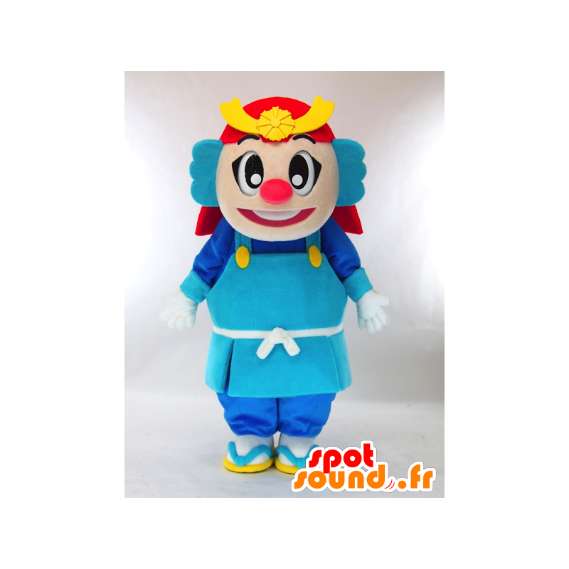 Mascotte de la police de Kagawa, bonhomme en uniforme bleu - MASFR27329 - Mascottes Yuru-Chara Japonaises