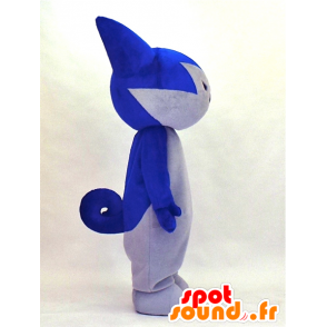 Perro de la mascota del lobo gris y de mirada feroz-azul - MASFR27336 - Yuru-Chara mascotas japonesas