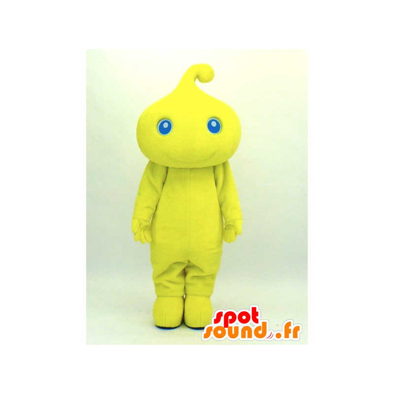 Amarillo mascota de muñeco de nieve, alienígena gigante - MASFR27339 - Yuru-Chara mascotas japonesas