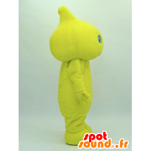 Gelb Schneemann-Maskottchen, riesige Alien- - MASFR27339 - Yuru-Chara japanischen Maskottchen