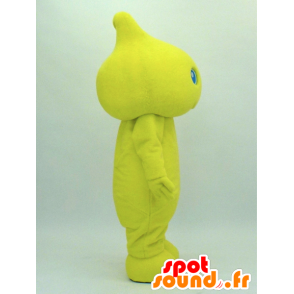Gelb Schneemann-Maskottchen, riesige Alien- - MASFR27339 - Yuru-Chara japanischen Maskottchen