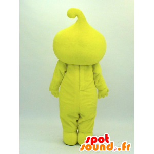 Gele sneeuwman mascotte, gigantische buitenaardse - MASFR27339 - Yuru-Chara Japanse Mascottes