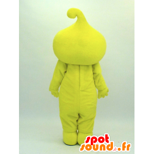 Giallo pupazzo mascotte, alieno gigante - MASFR27339 - Yuru-Chara mascotte giapponese