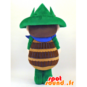 Tsurugi-kun mascot, pine apple with a green mountain - MASFR27340 - Yuru-Chara Japanese mascots