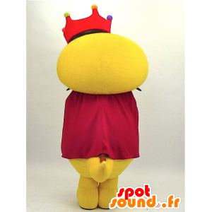 King mascot salamander-kun, dressed in yellow salamander King - MASFR27341 - Yuru-Chara Japanese mascots