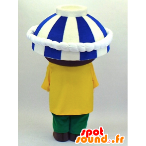 Mascot Aritan, dreng med en skål på hovedet - Spotsound maskot