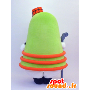 Mascot Toyama, groen man neerkomt op een weide - MASFR27349 - Yuru-Chara Japanse Mascottes