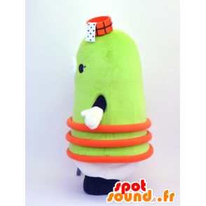 Mascot Toyama, homem verde que representa um prado - MASFR27349 - Yuru-Chara Mascotes japoneses