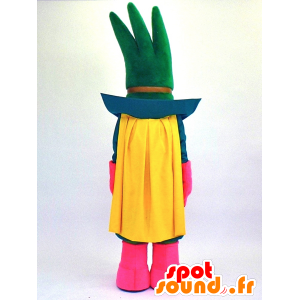 Mascot Negiman, grønn løk, superhelt - MASFR27350 - Yuru-Chara japanske Mascots