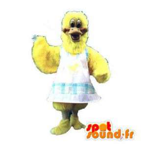 Amarelo mascote galinha, pintinho - MASFR007058 - Mascotes animais