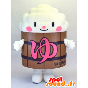 Yuttsura kun mascot, cloud, foam in a barrel - MASFR27352 - Yuru-Chara Japanese mascots